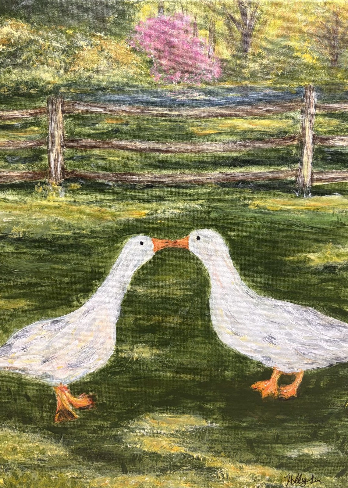 Meant to Beak greeting card