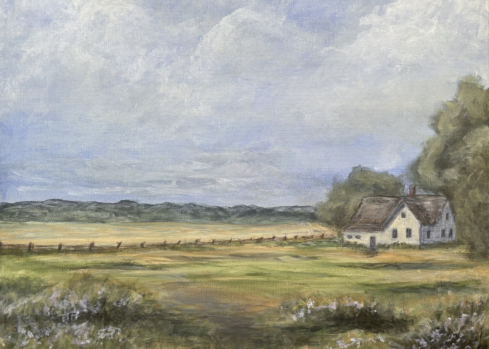 Quiet Acres greeting card