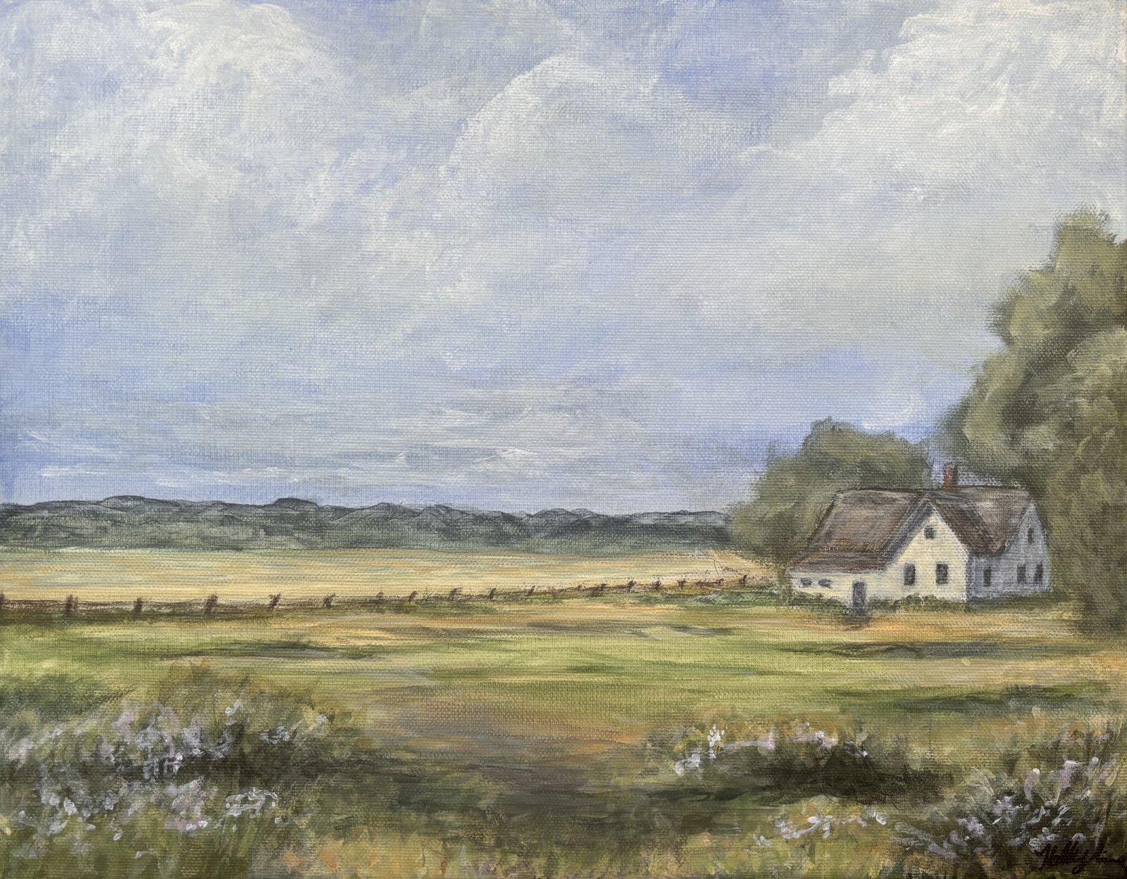 Quiet Acres painting by Holly Lian
