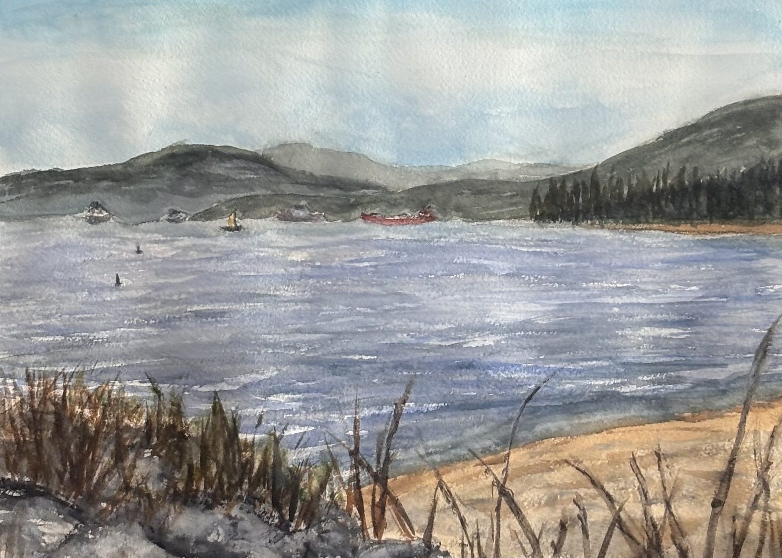 Vancouver Waters greeting card