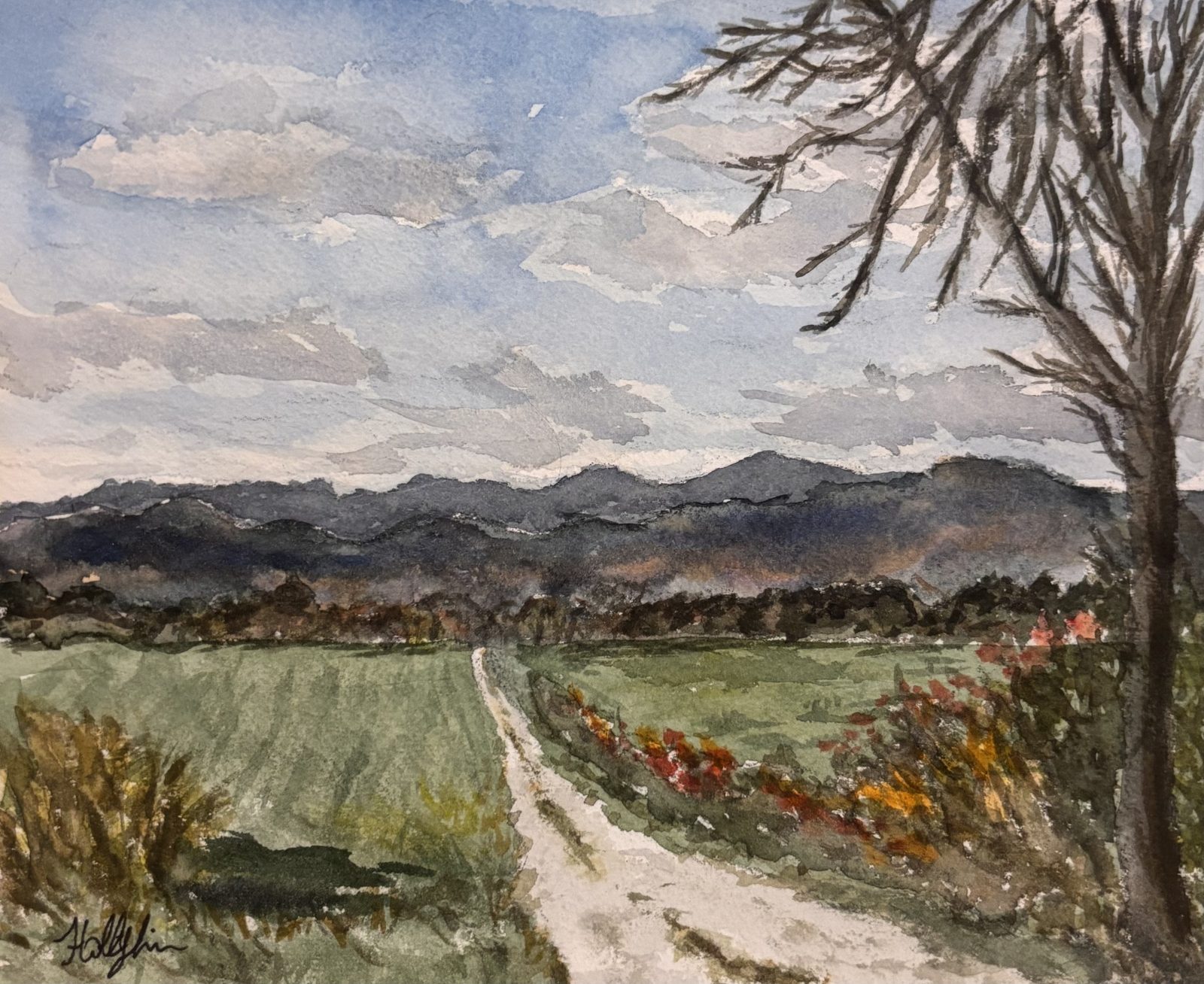 Vergennes View painting by Holly Lian