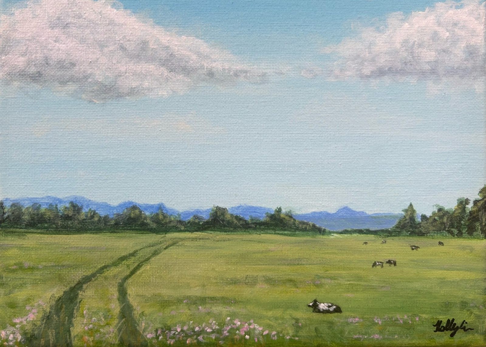 Vermont Pasture greeting card
